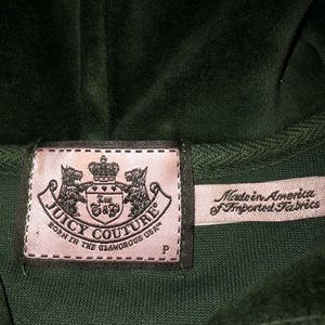 Juicy Couture velour hoodie